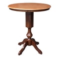 thumbnail image 1 of International Concepts 36" Round Pedestal Bar Table in Cinnamon, 1 of 6