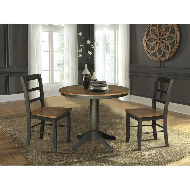 Leaf extension sale dining table