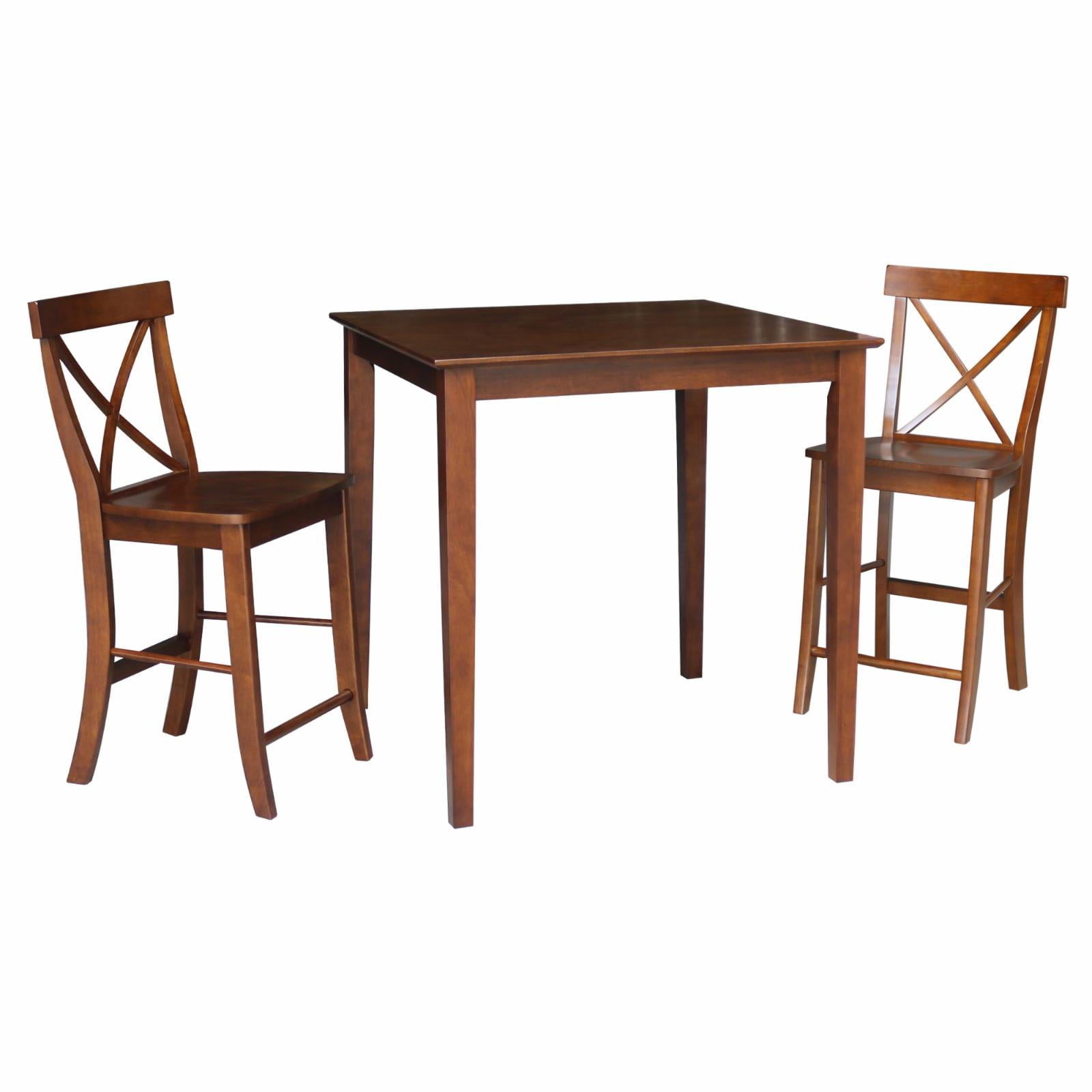 International Concepts 36 x 36 in. Counter Height Dining Table with 2 X ...