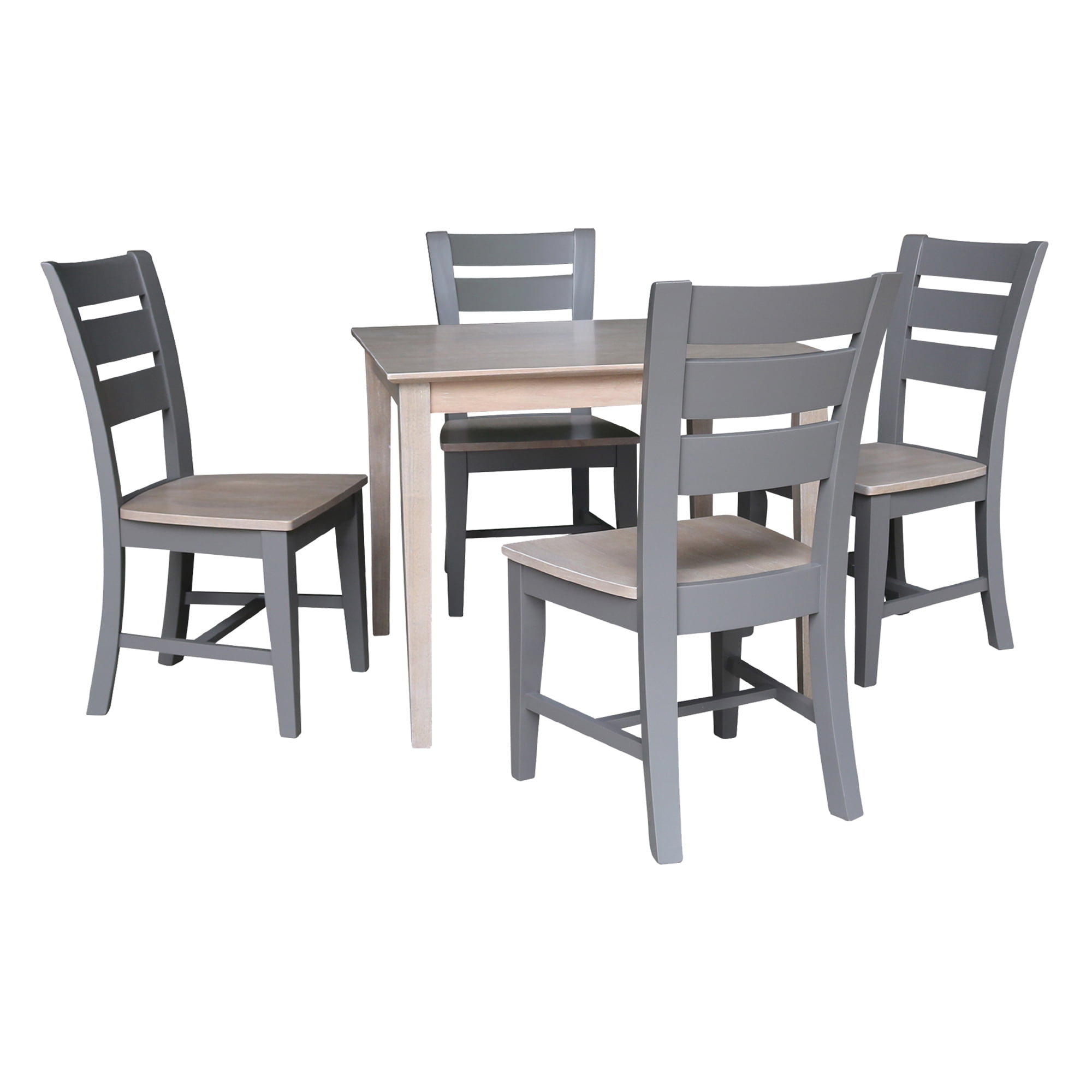 International Concepts 36 x 36 in. Solid Wood 5Piece Dining Set with