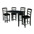thumbnail image 1 of 30" x 48" Gathering Height Table with 4 Madrid Stools, 1 of 3