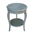 thumbnail image 1 of International Concepts Cambria Wood Round End Table in heather Gray, 1 of 7