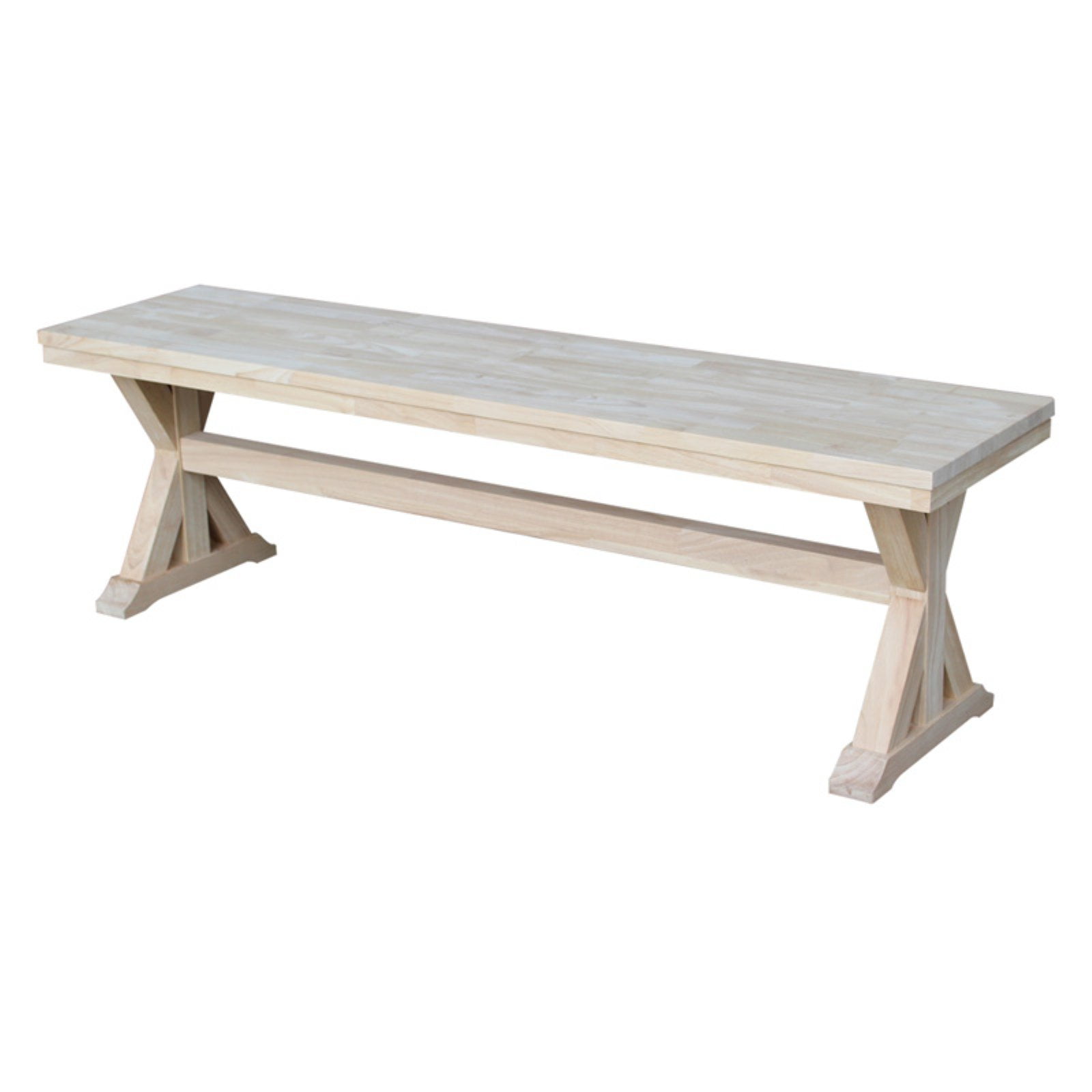 Unfinished wood bench for dining table deals