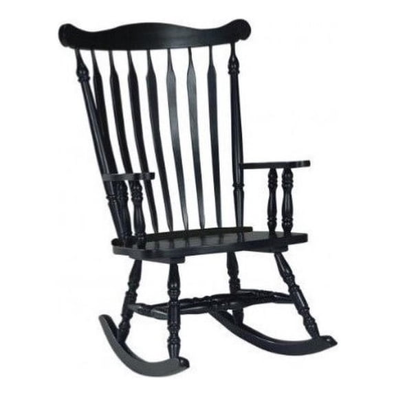 International Concepts Colonial Rocking Chair - Antique Black
