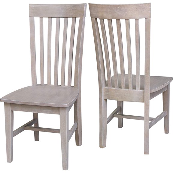 International Concepts Cosmo Chair Washed Gray Taupe