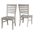 thumbnail image 1 of International Concepts Cosmo Dining Chair in Gray Taupe (Set of 2), 1 of 7