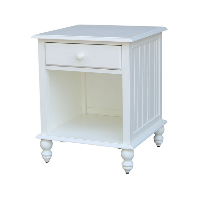 International Concepts Cottage Square End Table in Beach White