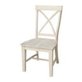 thumbnail image 1 of International Concepts Creekside Wood Dining Side Chair (Set of 2) in Unfinished, 1 of 12