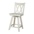 thumbnail image 1 of International Concepts Unfinished Solid Wood 24-Inch Swivel Counter Stool, 1 of 14