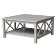 thumbnail image 1 of International Concepts Hampton 36" Square Coffee Table in Washed Gray, 1 of 7