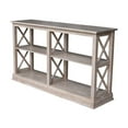 thumbnail image 1 of International Concepts Hampton 60" Console Table in Washed Gray Taupe, 1 of 7