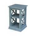 thumbnail image 5 of International Concepts Hampton Accent Table with Shelves in Ocean Blue, 5 of 8