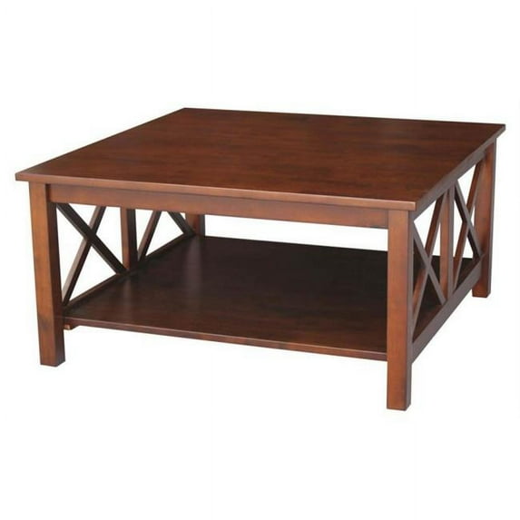 International Concepts Hampton Square Coffee Table Espresso