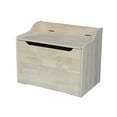 International Concepts Indoor Wood Kids Storage Box 29"W in Unfinished