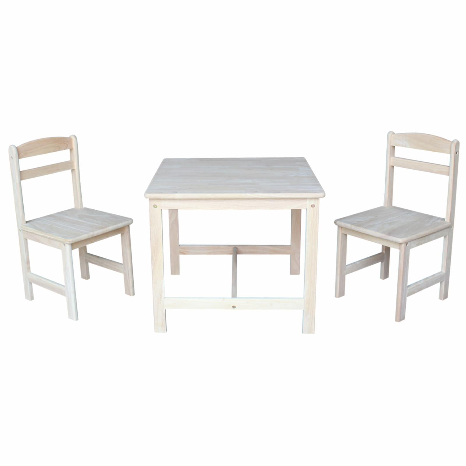 International Concepts Unfinished Storage Kid's Table JT-2532L