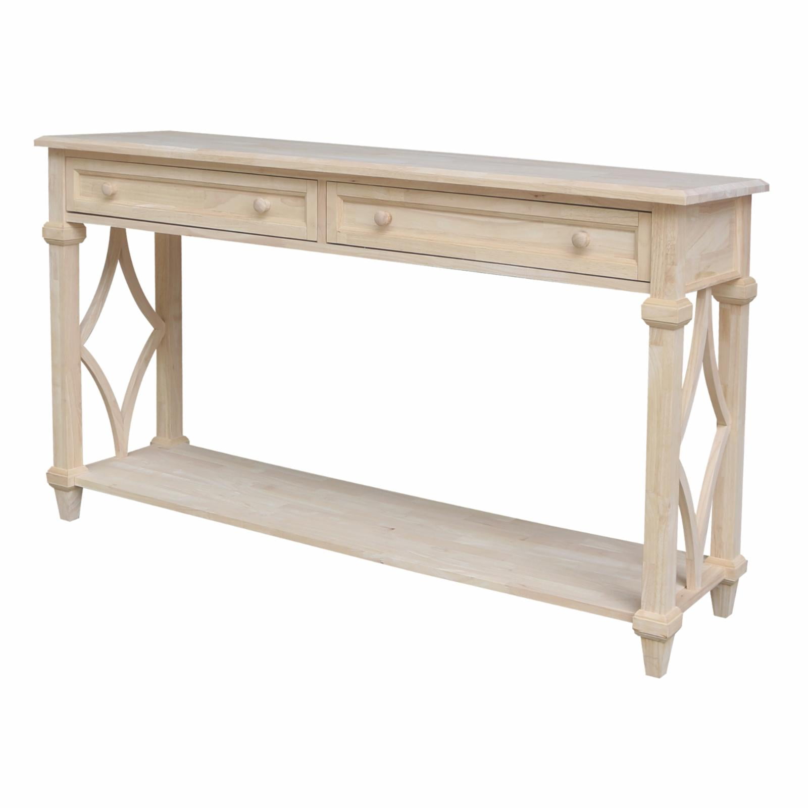 International Concepts Josephine Solid Wood Console/Sofa Table with ...