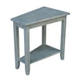 thumbnail image 1 of International Concepts Keystone Wood Accent Table in Heather Gray Antique Washed, 1 of 8