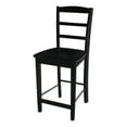 thumbnail image 1 of International Concepts Solid Wood Madrid Counter Height Dining Stool - 24" Seat Height, 1 of 11