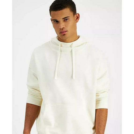 International Concepts Men's Oversized Hoodie in Antique White-Medium