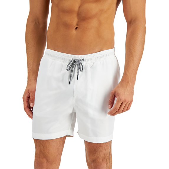 INC Mens Quick Dry 5" Inseam Swim Trunks