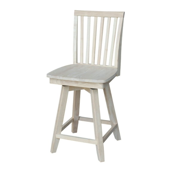 International Concepts Mission Counter Stool, 24", Ready to Finish