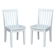 thumbnail image 1 of International Concepts Mission Kids Chair in Linen White (Set of 2), 1 of 6
