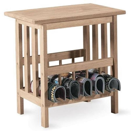 International Concepts Mission Magazine End Table