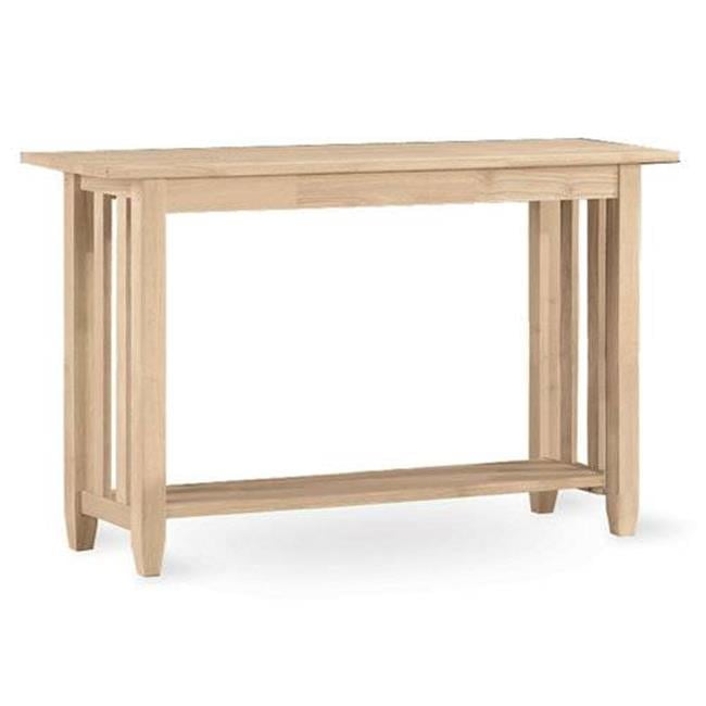 Unpainted console table sales