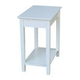 thumbnail image 1 of International Concepts Narrow End Table in White, 1 of 11