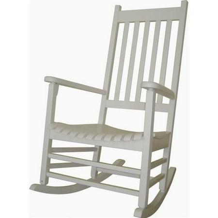 International Concepts Porch Rocker in White Finish