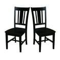 thumbnail image 1 of International Concepts San Remo Splatback Dining Chair in Black (set of 2), 1 of 7