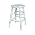 thumbnail image 1 of International Concepts Scooped Seat Dining Stool 24 Inch Seat Height, 1 of 7