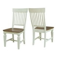 thumbnail image 1 of International Concepts Set of Two Vista Slat Back Dining Chairs, 1 of 10