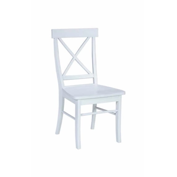 Whitewood C31-613P Dining Essentials Solid Wood Dining Chair - Linen White