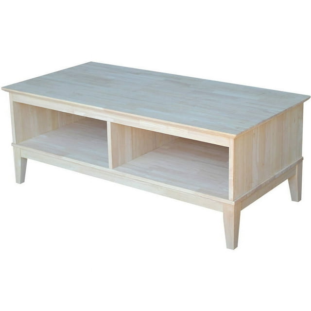 International Concepts Shaker Coffee Table with Divider