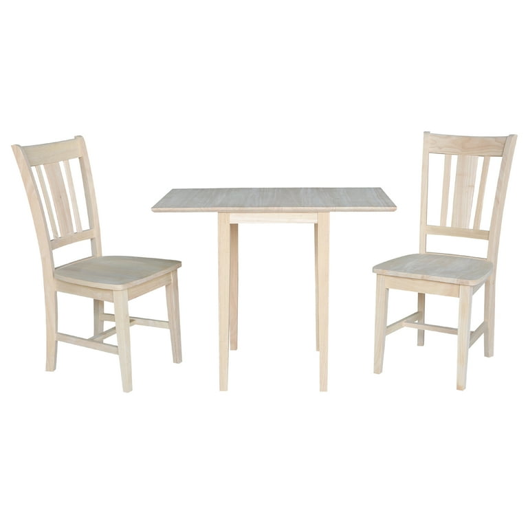 Unfinished kitchen table chairs cheap
