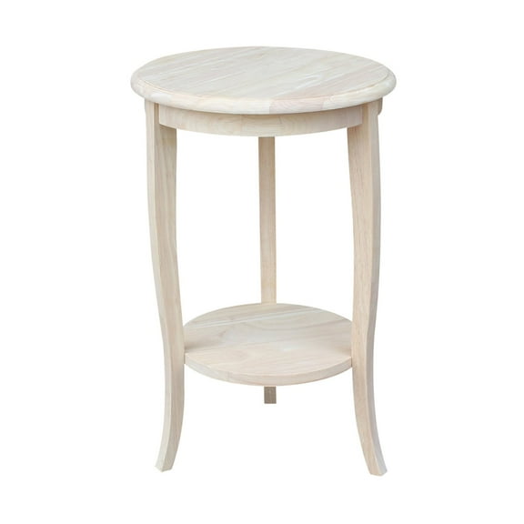 International Concepts Solid Wood Cambria Round End Table