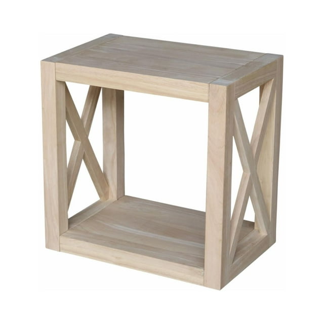 International Concepts Solid Wood Hampton Narrow End Table