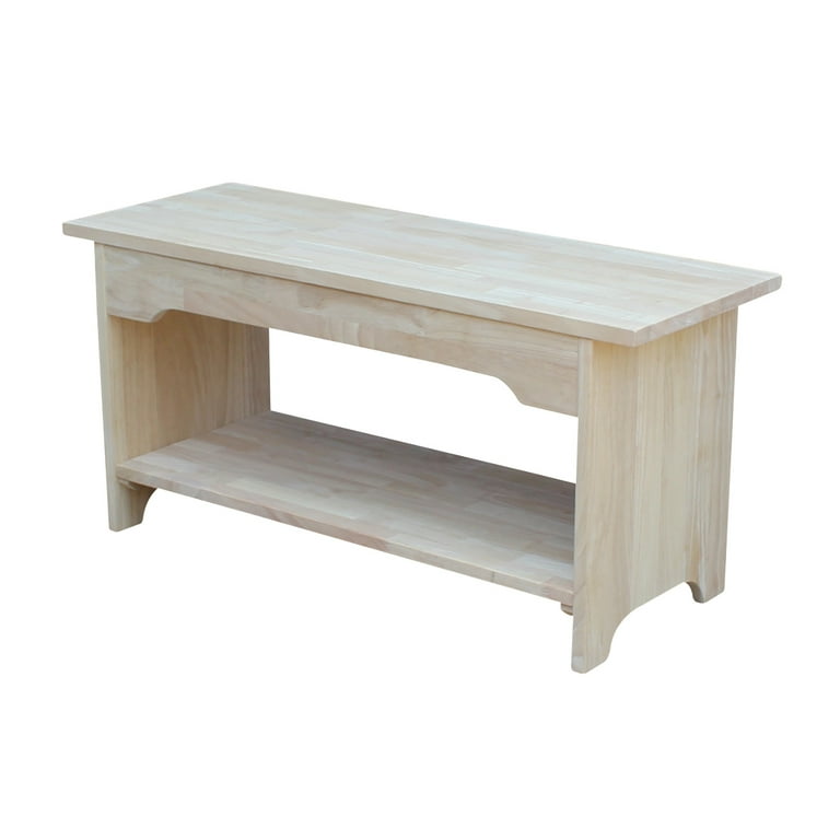 International Concepts Solid Wood Indoor Brookstone Bench 36