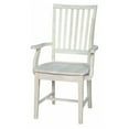 thumbnail image 1 of International Concepts Mission Wood Dining Chair with Arms, Unfinished, 1 of 10