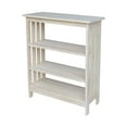 thumbnail image 1 of International Concepts Solid Wood Mission Shelf Unit - 3 Tier, 1 of 9