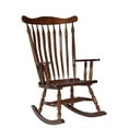 thumbnail image 1 of International Concepts Solid Wood Rocking Chair in Soft Cherry, 1 of 10