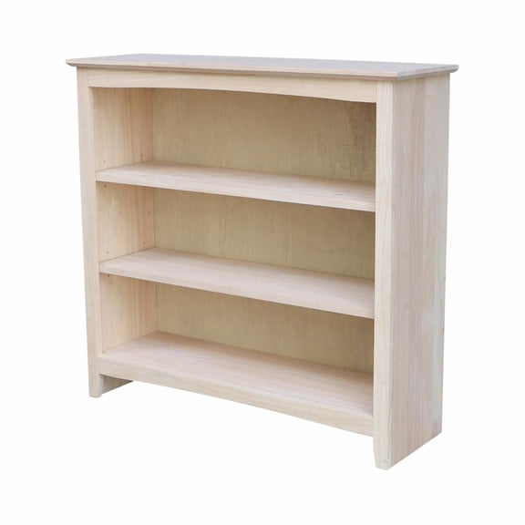 International Concepts Solid Wood Shaker Bookcase, 36 in H
