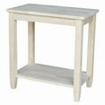 thumbnail image 1 of International Concepts Solid Wood Solano Accent Table Unfinished, 1 of 10
