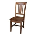 thumbnail image 1 of International Concepts Solid Wood Unfinished Dining Chair, Traditional High-Back Seating, 1 of 7