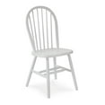 thumbnail image 1 of Windsor Solid Wood Spindleback Chair in White, 1 of 4