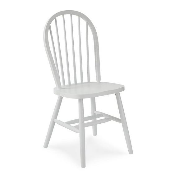 Windsor Solid Wood Spindleback Chair in White