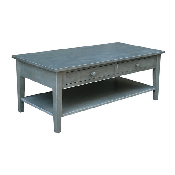 International Concepts Spencer Gray Wood Coffee Table