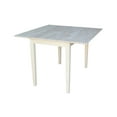 thumbnail image 1 of International Concepts T-40Ds Dual Drop Leaf Square Dining Table, Ready To Finish, 1 of 9