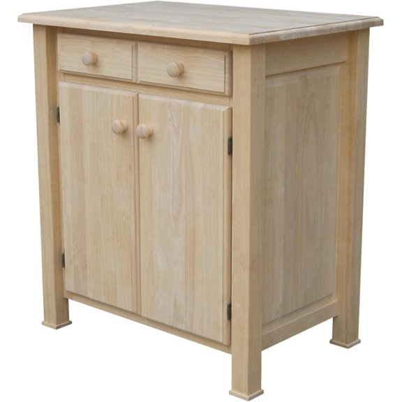 International Concepts Unfinished Kitchen Work Center